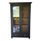 Black display cabinet