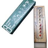 Wooden game "8 men in a log"