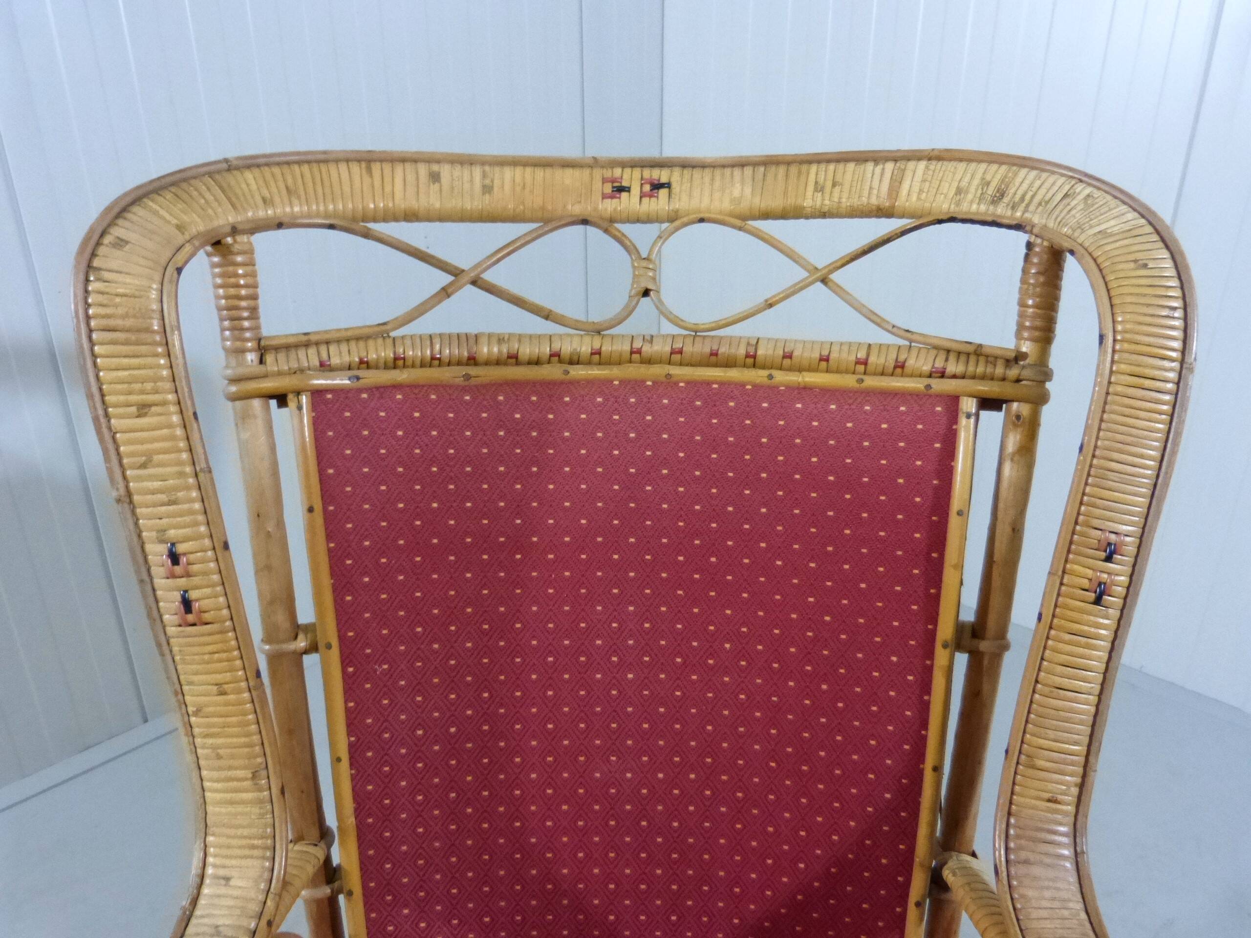 Rattan arm chair 1920-1930’s