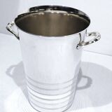 Silver metal white wine bucket