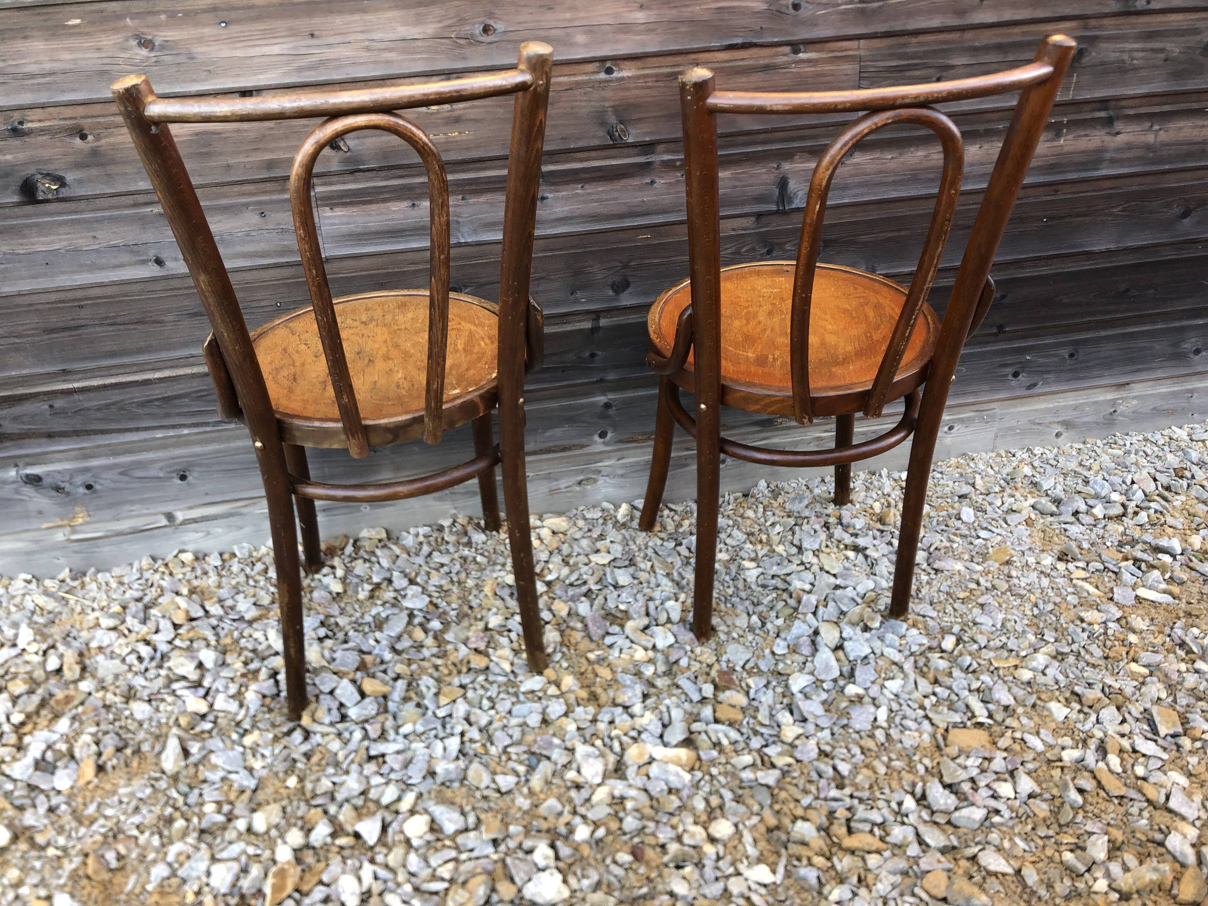 2 bistro chairs