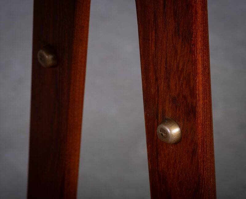 Teak Serving Trolley with Champagne Bucket, Denmark, 1960s