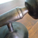 Brass patinated thick metal wall 1940