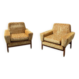 Pair of Saporiti armchairs