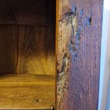 Open oak dresser cupboard