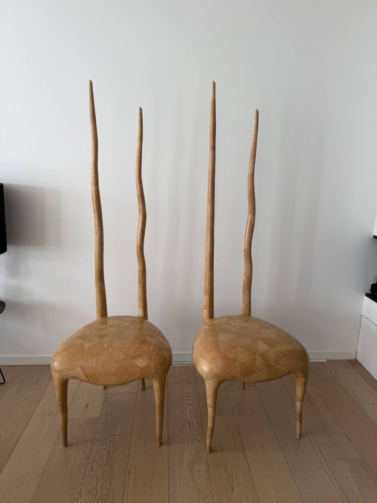 Sylvie" Chair by Rie and Yiouri Augousti, France 1989