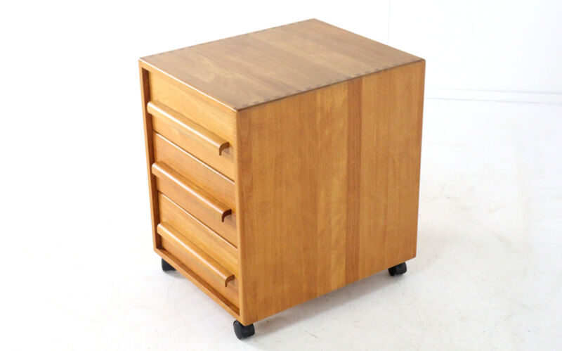 Danish chest of drawers - on wheels - mid century modern design