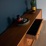 Restored Long Teak Retro 1960s Danish Sideboard