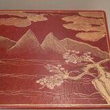 Small red lacquer table