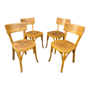 4 chaises bistrot café