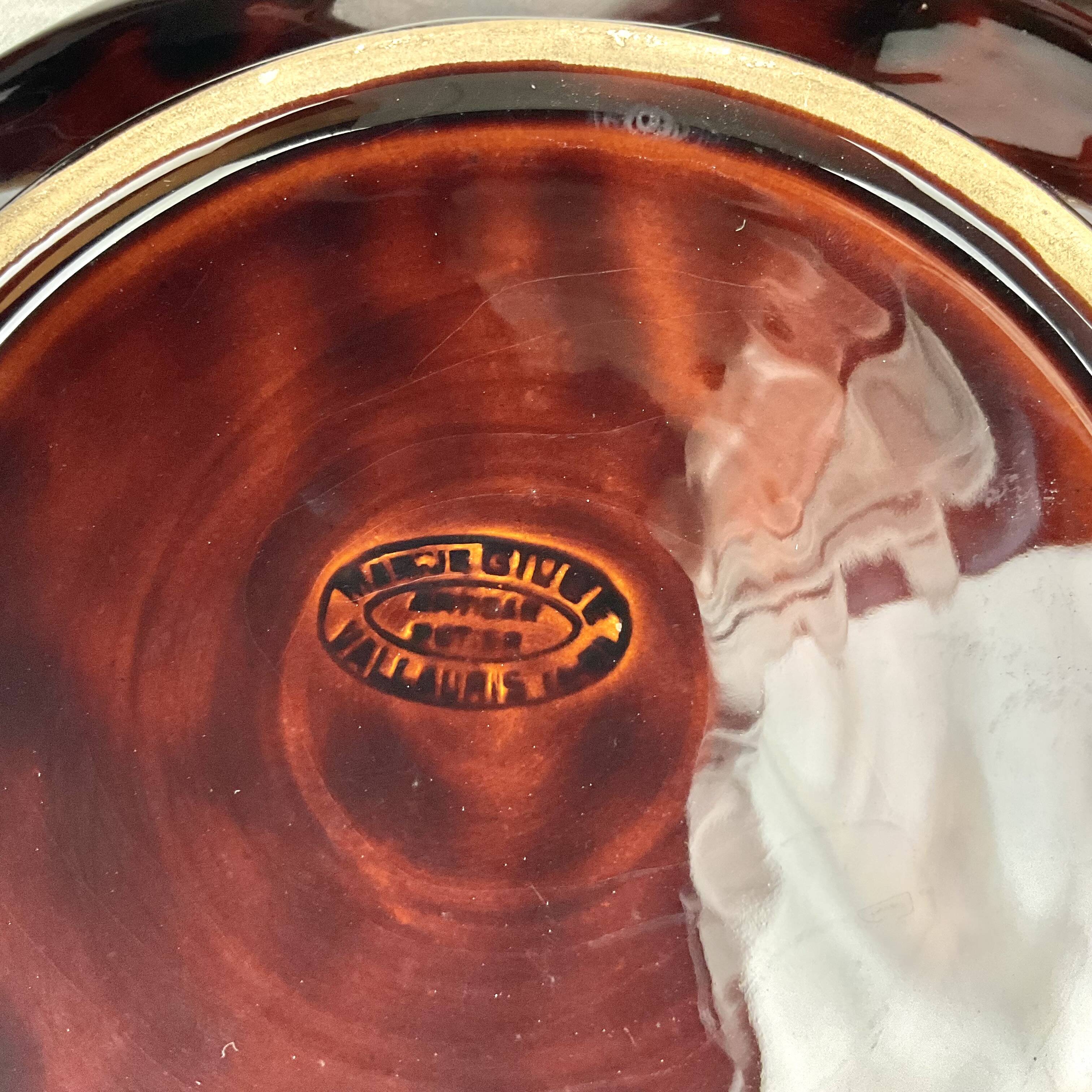 Vallauris Marius Giuge Compartment Plates