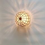 Mid-Century Glass Ceiling Light from Limburg, Germany, 1960s