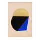 Collage on old paper - 20x30CM - Jac - Signed Eawy