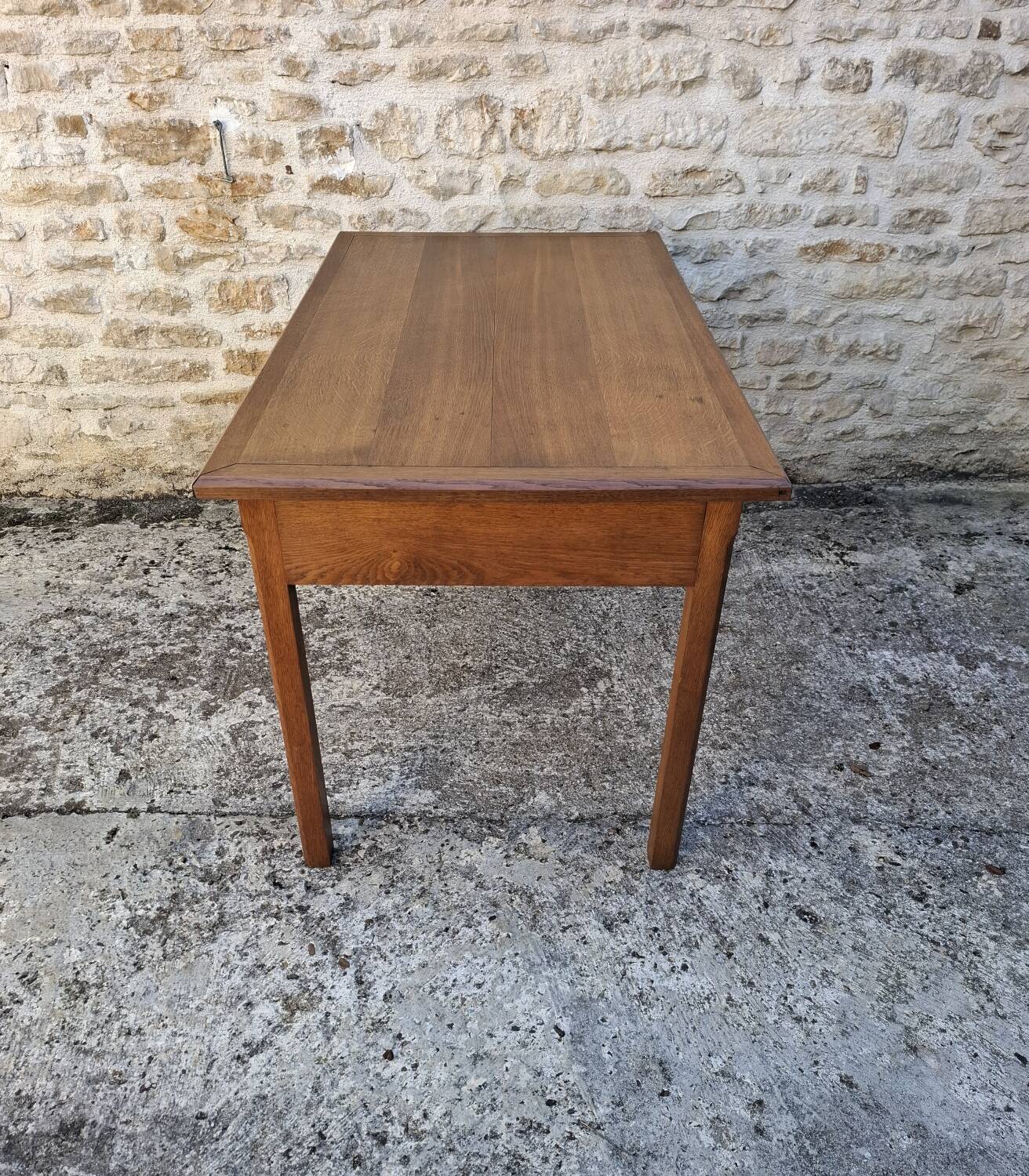 Oak farmhouse table