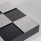 Table basse « en damier » Italie 1970