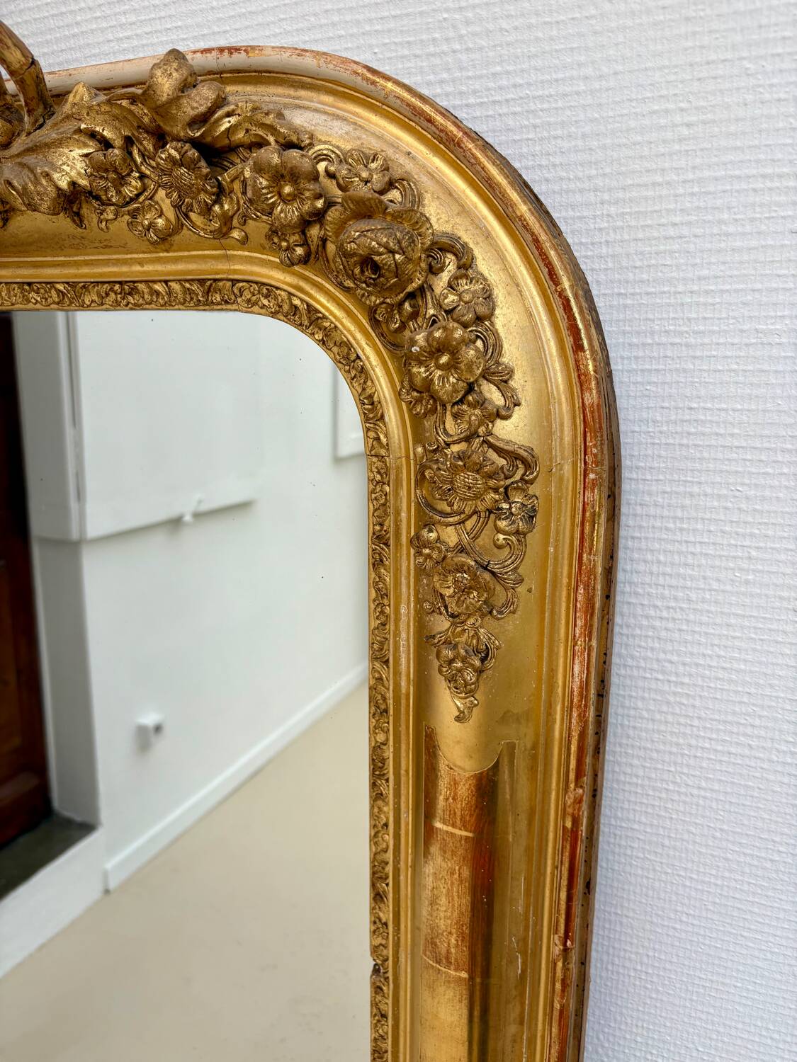 Antique 19th-century mirror, original