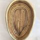 Rattan and brass basket, 1970s