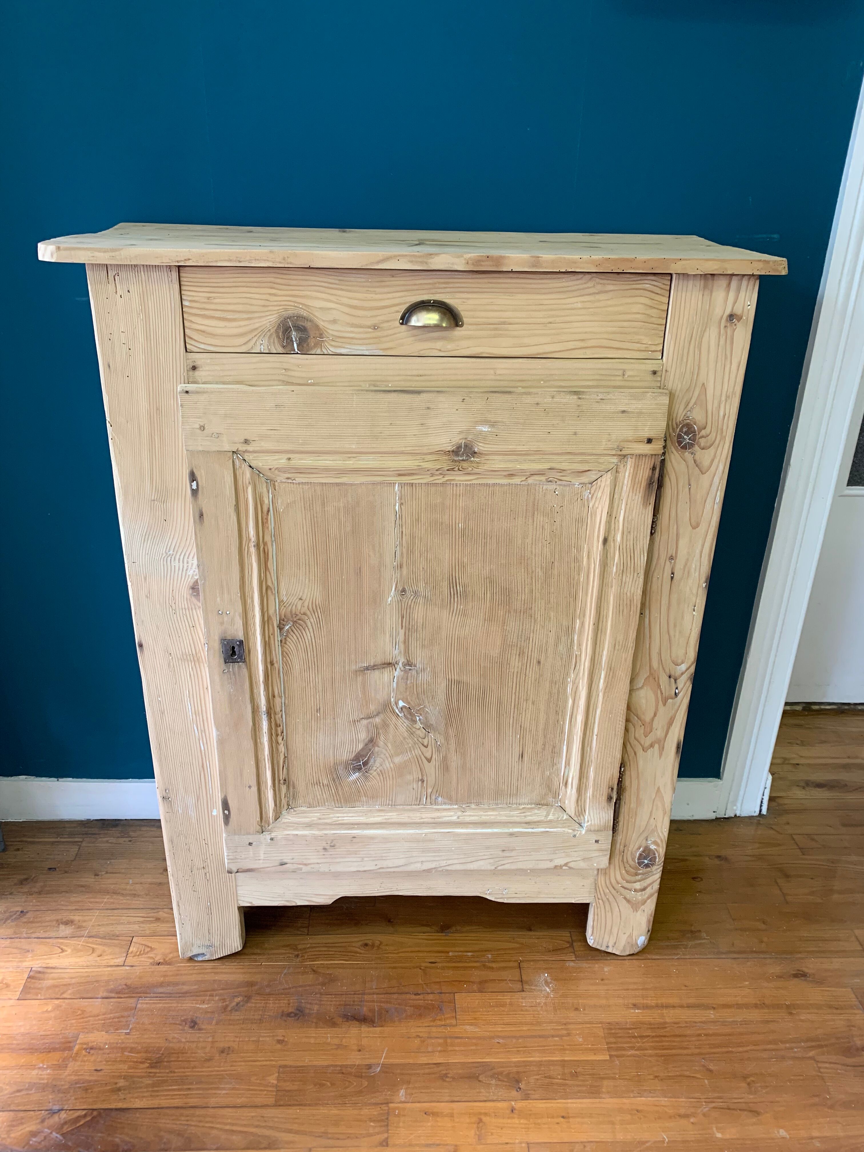 Old weathered wooden jam maker