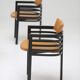 6 chaises de salle à manger par Jean Batenburg pour MI années 1970