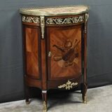 Small living room piece in precious wood marquetry, Louis XVI style – mid-19th century.