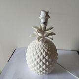 Pineapple lamp in white biscuit