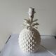 Pineapple lamp in white biscuit