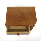 Mahogany bedside table, Swedish Modern, Sweden, 1940.