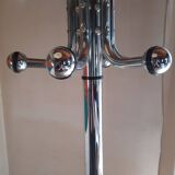 Chrome "parrot" coat rack
