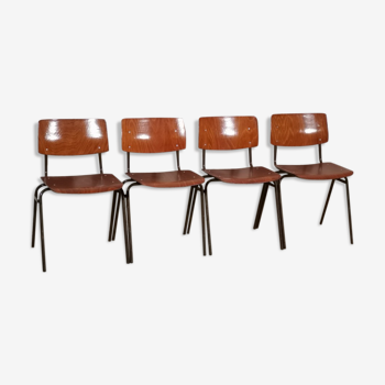 Set of 4 Chairs Marko model Kwartet