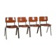 Set de 4 Chaises Marko modèle Kwartet