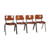 Set of 4 Chairs Marko model Kwartet