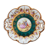 Porcelain dish Karlsbader decoration after Fragonard
