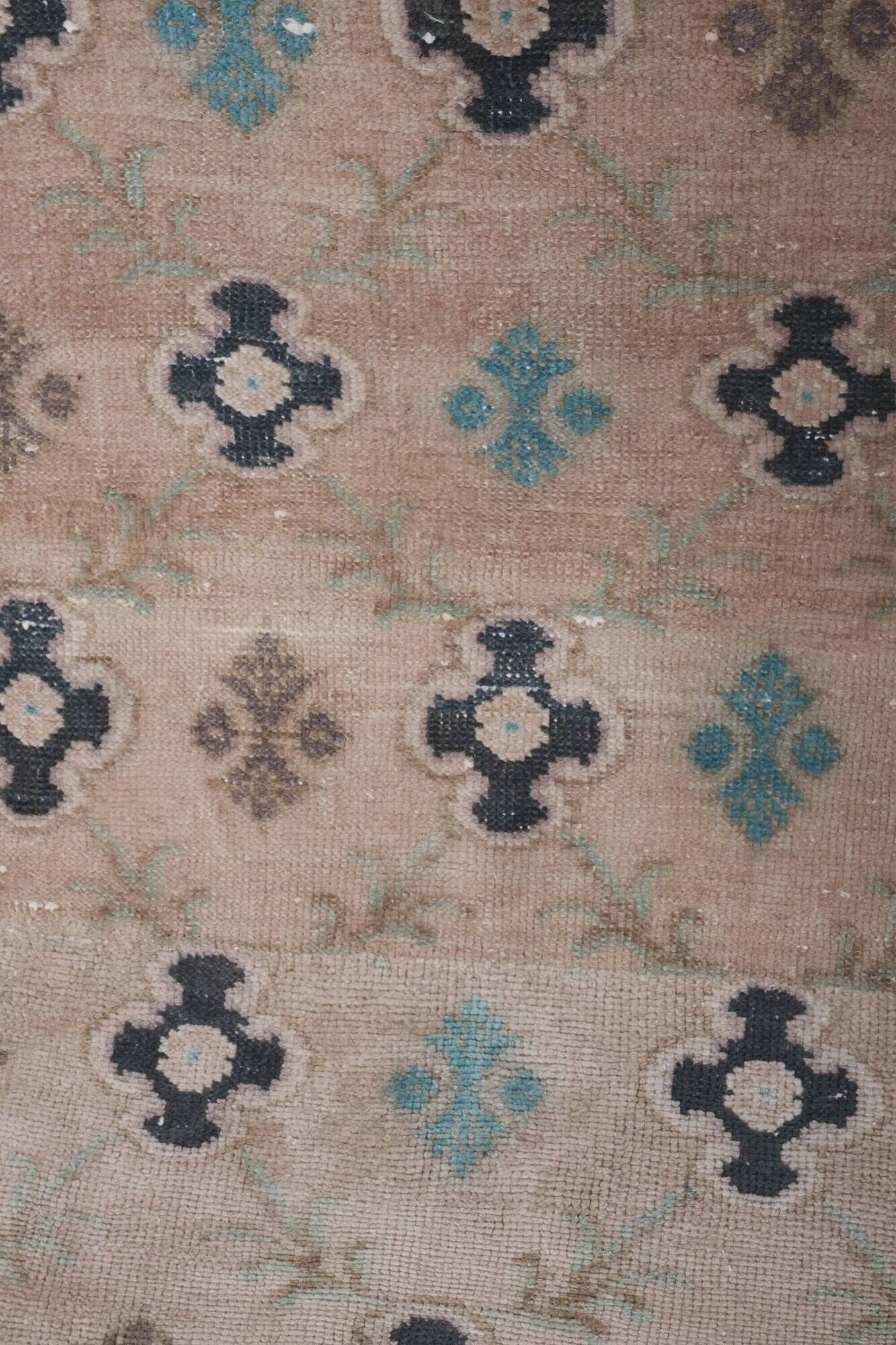 Vintage Turkish hallway rug 60x584 cm