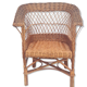Children's chair in rattan and wicker