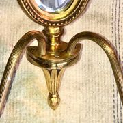 Louis XVI Wall Lamp Lucien Gau Mirror