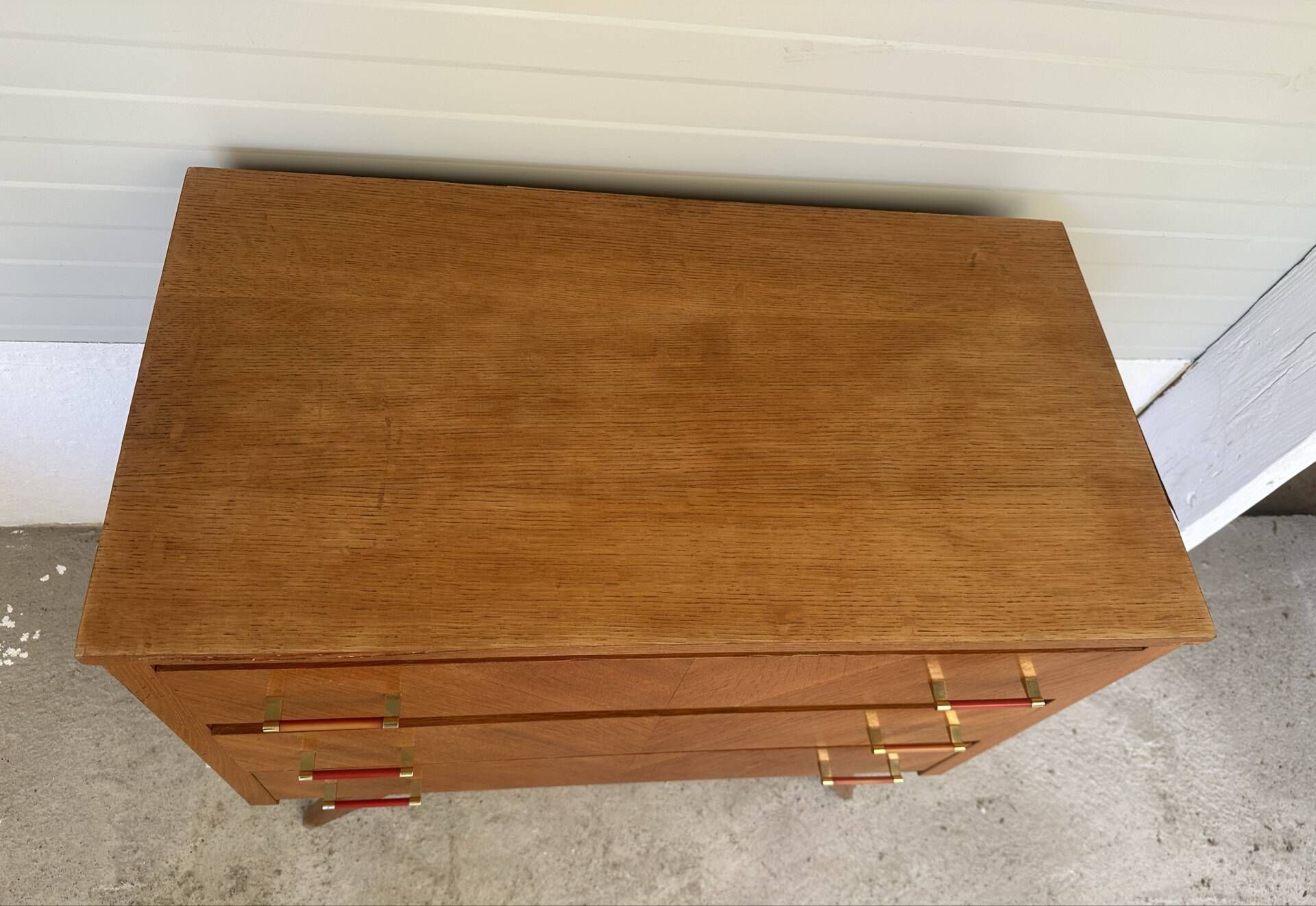 Vintage Scandinavian wooden chest of drawers – 3 drawers – 1960s