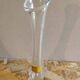 Vase soliflore vintage en cristal - Val Saint-Lambert