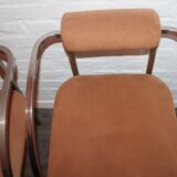 Set de 2 chaises Belgo chrome vintage 70's