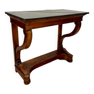 Empire Style Mahogany Cross Console 19th Century