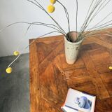 1940s inlaid oak coffee table