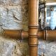 Miroir en bambou vintage 37x41cm