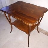 Gallé Art Nouveau Table with Cradle Decor