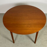 Round Dining Table in Teak by Hvidt&Mølgaard, Denmark 1950s