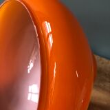Vintage orange opaline suspension