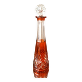 Carafe en cristal taille orange et transparent st louis modele masseret
