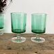 6 verres luminarc france vintage