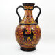 Mid-Century Carved and Glazed Italian Pottery Vase