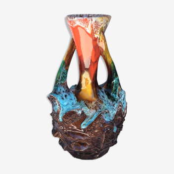 Vase Vallauris en céramique, années 60