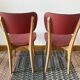 Pair of red skai chairs