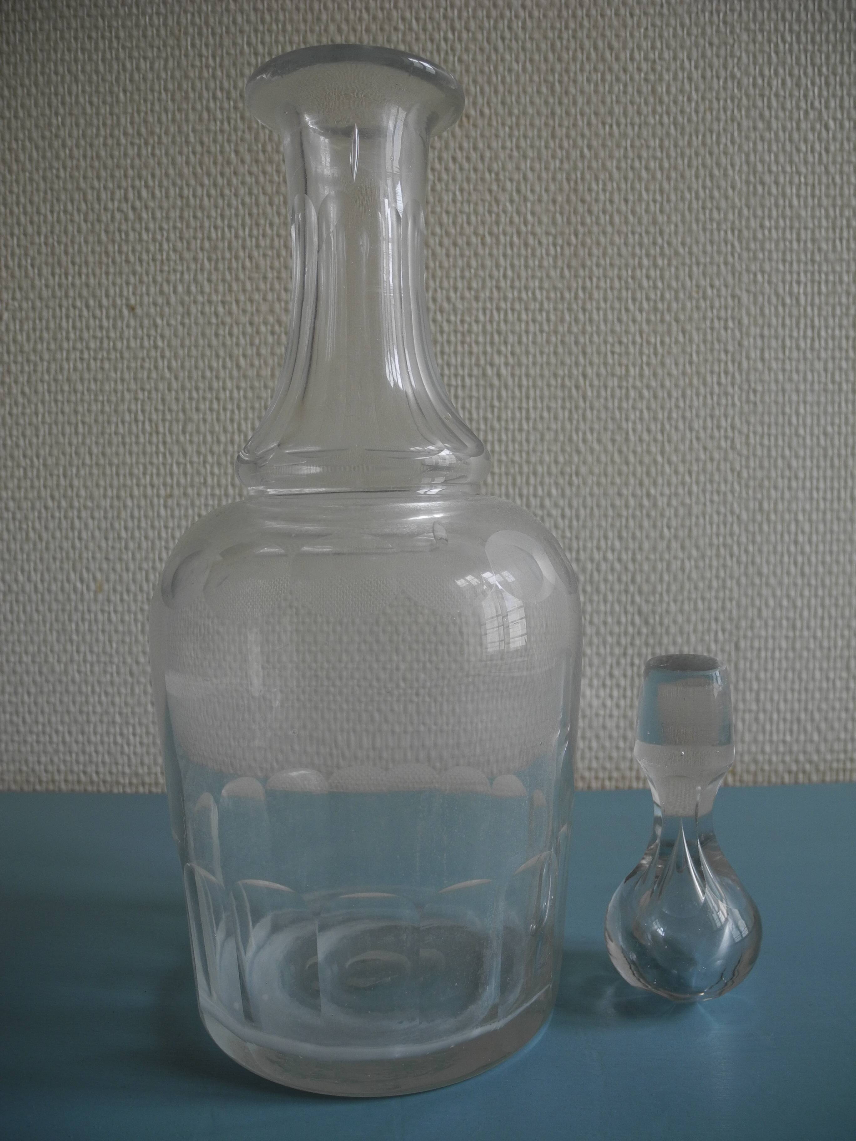 old blown glass wine carafe old blown glass wine carafe